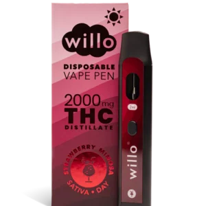 Willo Strawberry Mimosa THC Vape Pen 2000mg