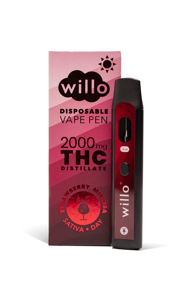 Willo Strawberry Mimosa THC Vape Pen 2000mg